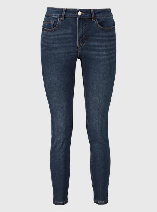 PETITE Dark Denim High Waisted Skinny Jeans