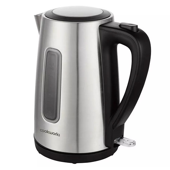 Cookworks KE01410-CE Jug Kettle - Silver