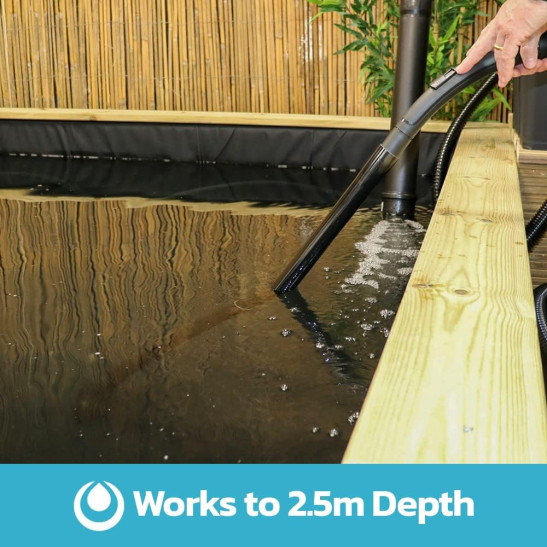 Pond Vacuum Cleaner and Sludge Vac for Garden Fish Ponds