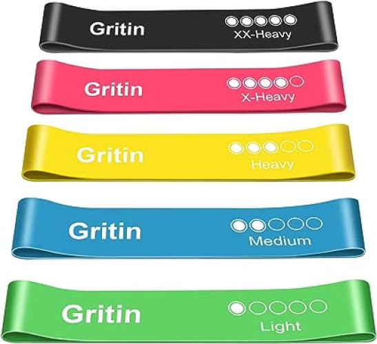 Skin-Friendly Resistance Fitness Exercise Loop Bands