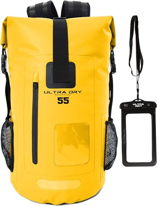 Premium Waterproof Dry Bag Backpack, Sack with Phone Dry Bag