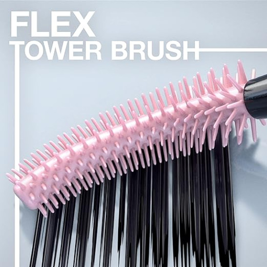 Lash Sensational Sky High Mascara, Volumising & Lengthening Mascara, Washable Flake-Free Formula Infused with Bamboo Extract & Fibres, 7 ml, Shade: 01, Black