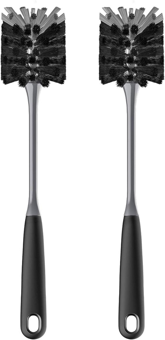 Long Handle Bottle Brush, Cleaning Brush for Water Bottle, Glassware, 2 Pack