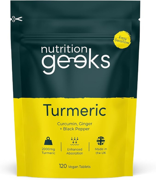 Vegan and Gluten Free Turmeric Tablets 2000mg