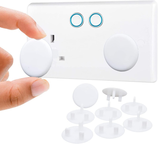 Child Baby Protection 10 Pack Plug Socket Covers for Sockets UK