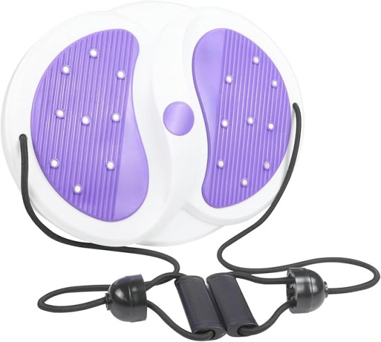 Waist Whispers Waist Twisting Disc - Enlarged Waist Sculptor Machine Twister with Handles for Home Exercise Workout