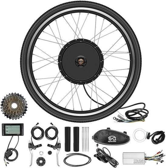 DREAMyun 48V 36V 1000W Electric Bike Conversion Kit, 26" 27.5" 29" Front Rear Wheel Electric Bicycle Motor Conversion Kit E-Bike Cycling Hub,36V, 1000W Front 26 - View #5