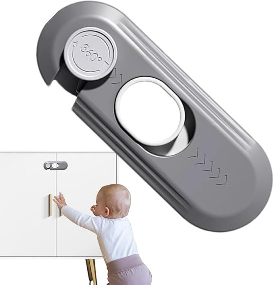 Uhngw Child Locks for Cabinets and Drawers - Child Safety Cabinet Locks Adhesive Cabinet Locks,Child Safety Locks, Baby Door Lock for Kids, Ovens, Refrigerators