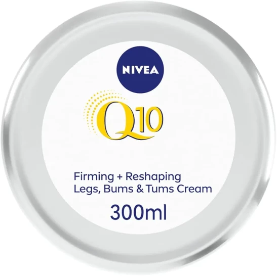 NIVEA Q10 Firming Body Cream (300ml), Hydrating Firming Body Lotion with Powerful CoQ10 to Firm the Skin, All Body Moisturiser for Beautiful Looking Skin