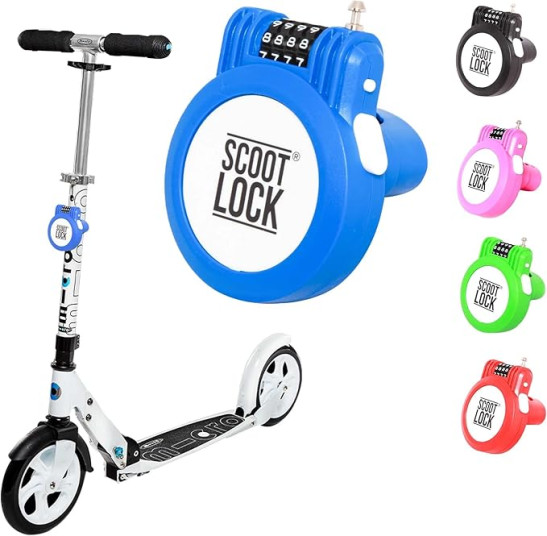 Portable Combination Scooter Lock