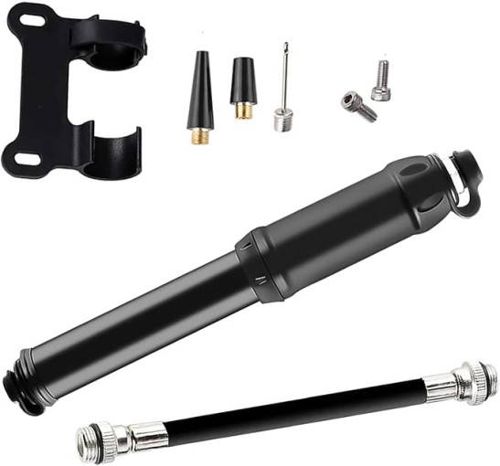 Bike Pump, Portable Mini Bicycle Tire Pump