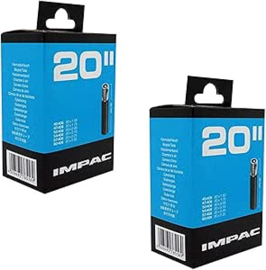Impac 2pk Cycle Tubes 20" - Schrader Valve - 20 x 1.50-2.35 (406 40-60)