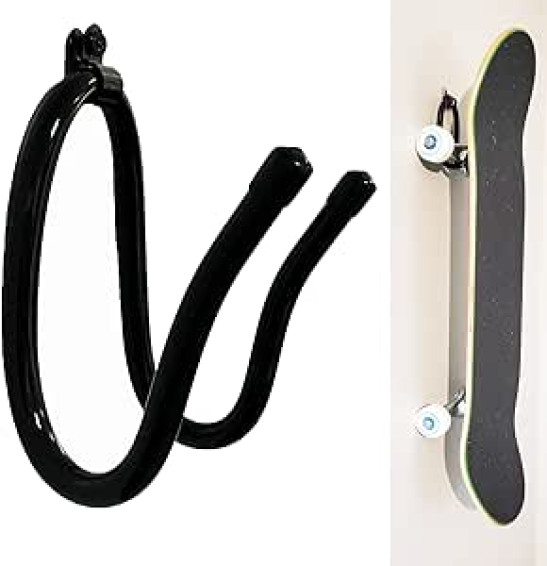 Pmsanzay Skateboard Wall Mount Skateboard Hooks Hanger Skateboard Storage Display Rack with Hardware