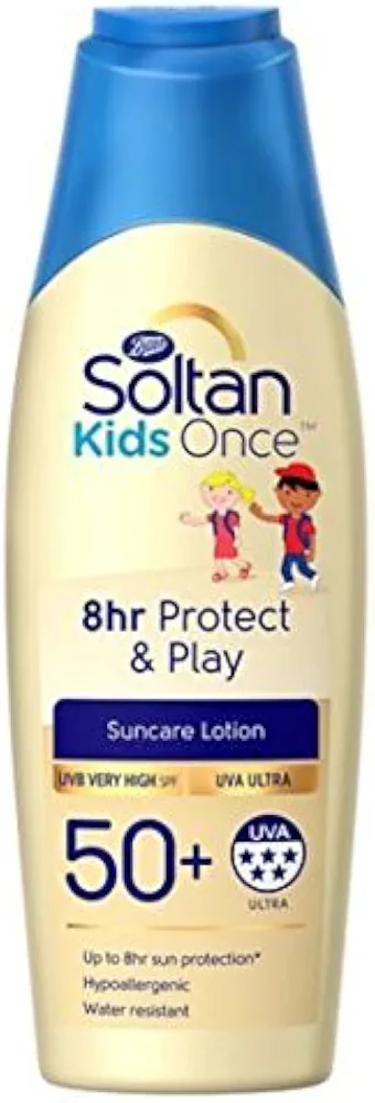 Soltan Once Kids 8hr Protect & Play lotion SPF50+ 200ml