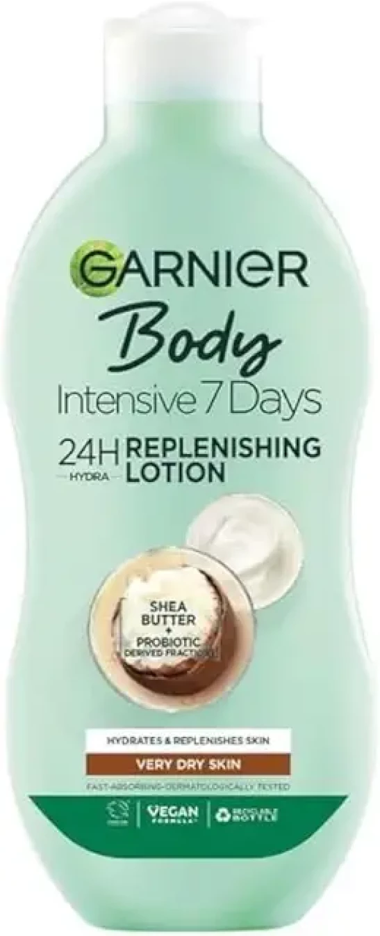 Garnier Intensive 7 Days Shea Butter Body Lotion Dry Skin, with glycerin - 400 ml