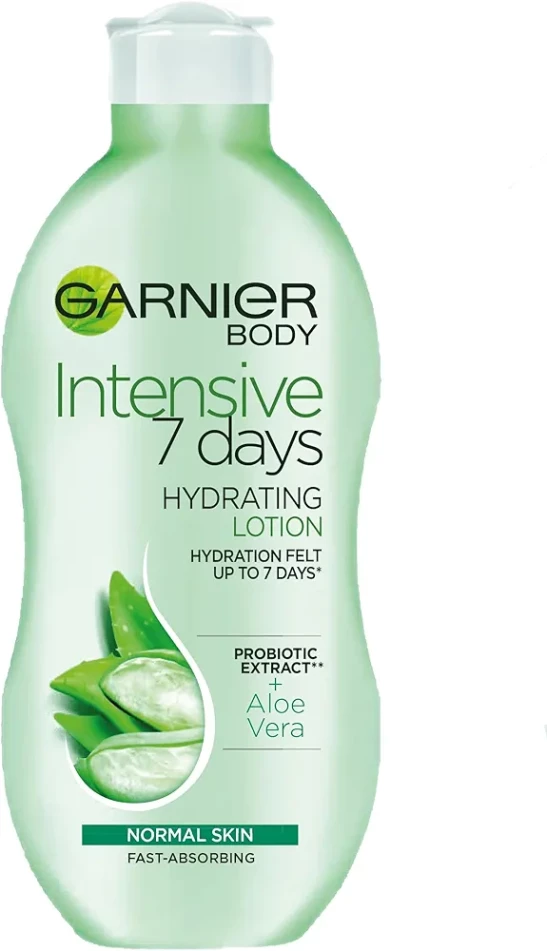 Garnier Intensive 7 Days Aloe Vera Probiotic Extract Body Lotion Normal Skin