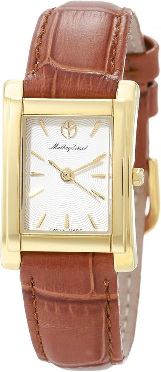 MATTHEY-TISSOT Women's Analog Quartz Watch with Leather Strap K153FPLI