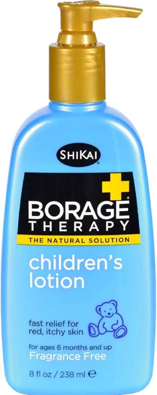 Shikai Borage Dry Skin Therapy Children's Formula Moisturizing Body Lotion-8,oz.