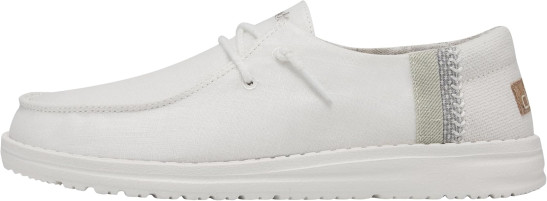 Hey Dude Wendy Frontier - Women Casual Shoes - Moccasin Style - Lightweight Comfort - Ergonomic Antibacterial Memory Foam Insole - Designed in Italy and California