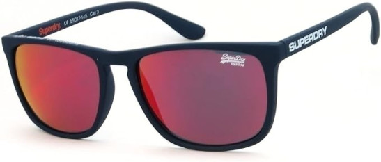 Superdry Shockwave 189 very dark blue matt/violet mirrored lenses
