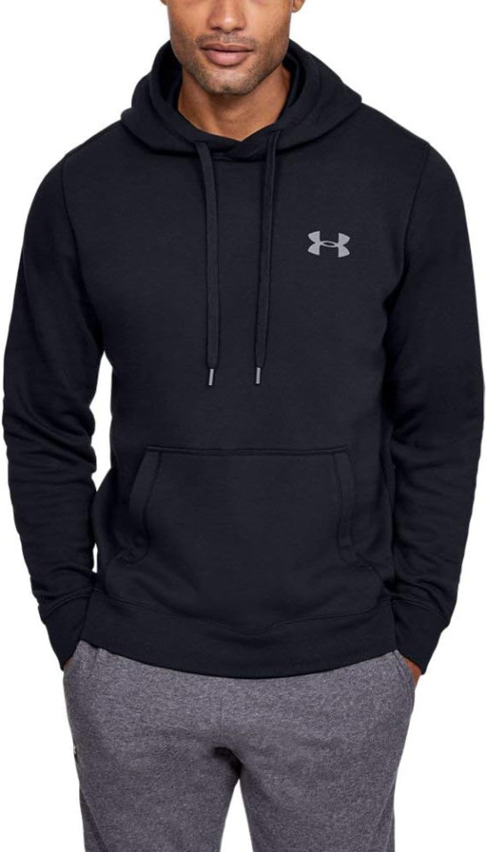 Under Armour Men's Rival Fitted Pull Over Warm-up Top
