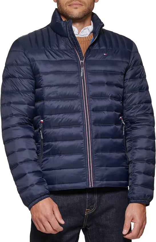 Tommy Hilfiger Men's Ultra Loft Packable Puffer Jacket Down Alternative Coat