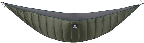 OneTigris Night Protector Ultralight Hammock Underquilt, Full Length Camping Quilt for Hammocks Warm 3-4 Seasons, Weighs only 800g, Great for Camping Hiking Backpacking Traveling Beach