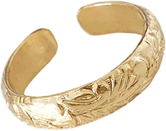Toe Ring | Gold Coast 14K Gold Filled Adjustable Toe Ring | Attire for Your Toes | Gold Toe Rings for Women | Gold Foot Jewelry, 14k gold-filled, No Gemstone