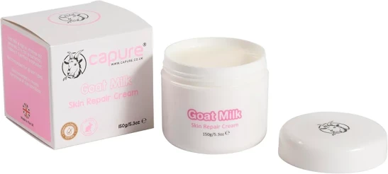 Goat Milk Skin Repair Cream (99.87% Organic or Naturally derived ingredients)