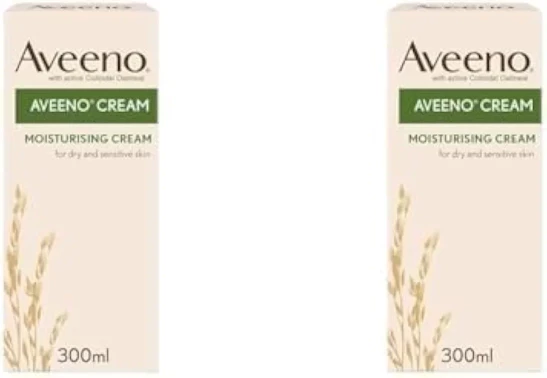 Aveeno Cream, With Colloidal Oatmeal, Actively Moisturises Dry & Sensitive Skin,