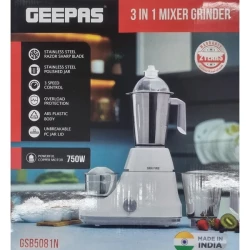 Geepas 3 In 1 Blender 750 Watts GSB5081N
