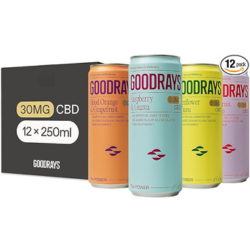 Goodrays - 30mg Drink Mixed Pack - 12 x 250ml Cans