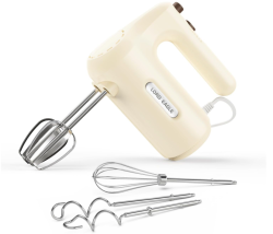 Lord Eagle 5-Speed Small Hand Mixer Electric Whisk, 300W Compact Portable