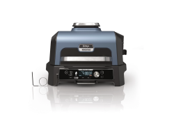 Ninja OG901UK Woodfire Pro Connect XL Electric BBQ Grill & Smoker - Black/Blue