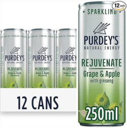 Purdey’s Rejuvenate Natural Energy Drink 12 x 250 ml Cans