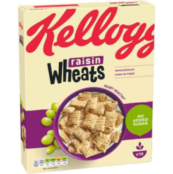 Wheats Kellogg's Wheats Raisin Breakfast Cereal 450g